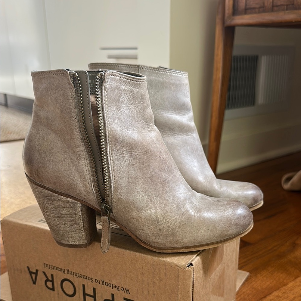 BP Silver Ankle Booties